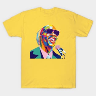 Stevie Wonder WPAP Limit Color T-Shirt